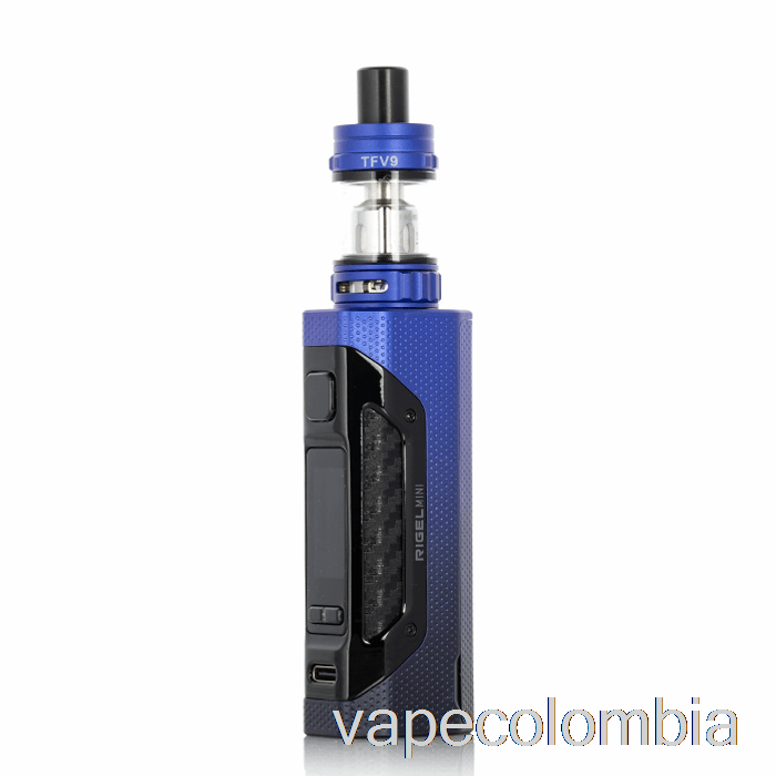 Kit De Vapeo Completo Smok Rigel Mini 80w Kit De Inicio Negro Azul